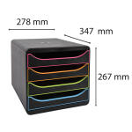 Exacompta Big-Box Classic Sw/Harlekin/Sw
