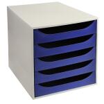 Le Dauphin ECOBOX+ 5 Laden open grau/nachtblau