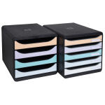 Exacompta Big-Box Classic schwarz/pastell