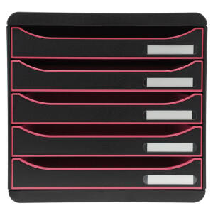 Exacompta BIG-BOX PLUS Clc Sw/Himbeer/Sw