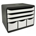 Exacompta STORE-BOX MAXI 6 Schbl sw/weiss glo
