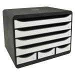 Exacompta STORE-BOX MINI 7 Schbl sw/weiss glo