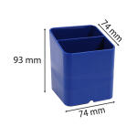 Exacompta Pen-Cube Stifte-Box ozeanblau