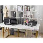 Exacompta Pen-Cube Stifte-Box mausgrau