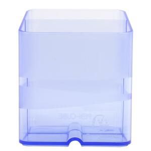 Exacompta Pen-Cube Stifte-Box eisblau transl