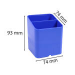 Exacompta Pen-Cube Stifte-Box eisblau