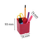 Exacompta Pen-Cube Stifte-Box himbeer