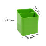 Exacompta Pen-Cube Stifte-Box apfelgrün