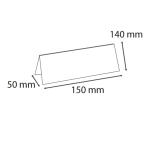 Exacompta Pack 10 Tischnamenschildr gefalt A6