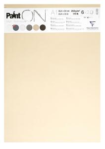 Clairefontaine Pack PaintON A1 12Bl 250g sort.