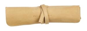 Clairefontaine Rollmäppchen 26,7x20,5 Leder beige