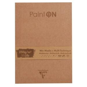Clairefontaine PaintOn Block st. 50Bl gel 17,6x25