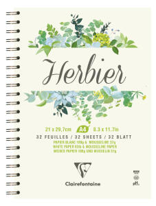 Clairefontaine Herbarium spir Din A4 180g 32Bl