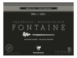Clairefontaine Aquabl Fkorn FONsw 300g 30x40 15Bl