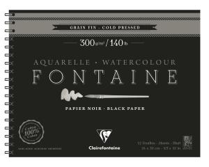 Clairefontaine Aquabl Fkorn FONsw 300g 24x30 12Bg