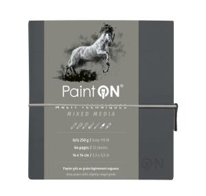 Clairefontaine PaintOn Fadenb 14x14 64S grau 250g