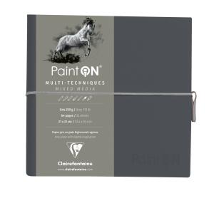 Clairefontaine PaintOn Fadenb 19x19 64S grau 250g