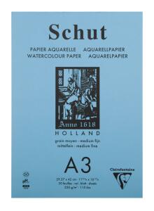 Clairefontaine Aquablock P.Grain A3 w 250g 30Bl