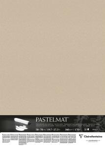 Clairefontaine Pastelmat 50x70 360g sand 5Bl