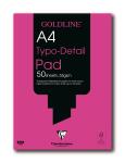 Clairefontaine Typo/Detailed pad A4  50 sheets