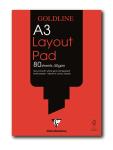 Clairefontaine Gololine Layout pad 80sh A3 50g