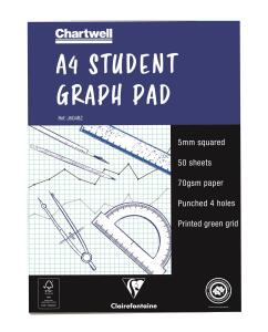 Clairefontaine Goldline graph 50sh A4 5mm Kar 70g