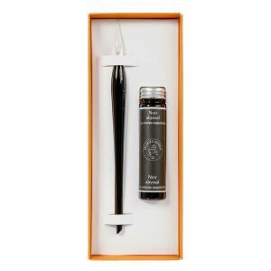 Herbin JH Set Glasfeder sw, 15ml Tinte sw