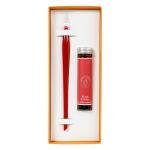 Herbin JH Set Glasfeder rot 15ml Tinte rot