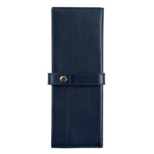 Herbin JH Rollmäppchen Leder S blau