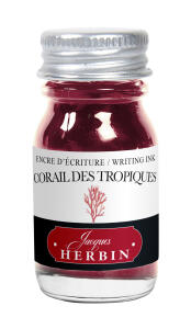 Herbin Tinte f. Füller 10ml koralle tropique