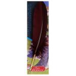Herbin Gänsefeder 28cm Metallfeder rot