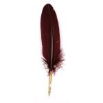 Herbin Gänsefeder 28cm Metallfeder rot
