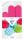 Clairefontaine Set Seide 3 Pompons Ø30x1 Ø40x2 cy
