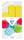 Clairefontaine Set Seide 3 Pompons Ø30x1 Ø40x2 gel