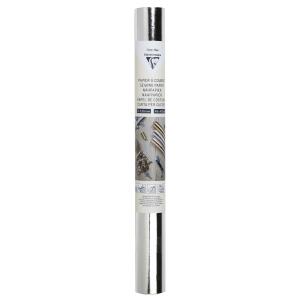 Clairefontaine Nähpapier Rolle 48x100 silber