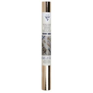 Clairefontaine Nähpapier Rolle 48x100 goldrosa