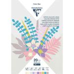 Clairefontaine Tonpapier A4 gekörnt 210g Pastell st