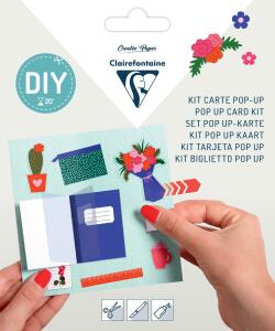 Clairefontaine POP-UP Karte 135x135+Umschl Aufmunt