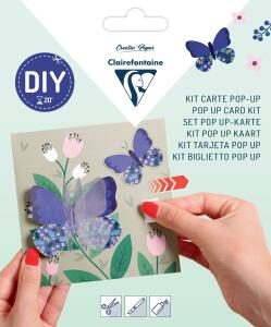 Clairefontaine POP-UP Karte 135x135+Umschl Danke
