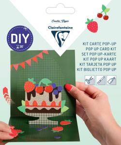 Clairefontaine POP-UP Karte 135x135+Umschl Bday