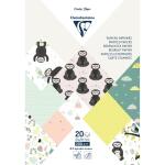 Clairefontaine Block Faultier A4 20Bl 200g sort