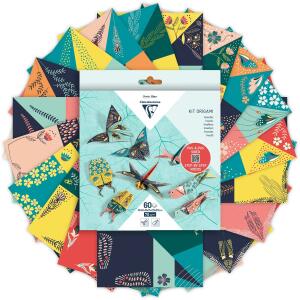Clairefontaine Origami, 60Bl 3 Formate, Insekten