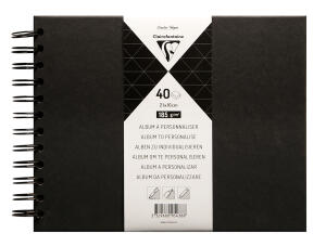 Clairefontaine Album personalisieren 40Bl sw 21x16