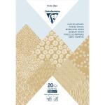 Clairefontaine Block A4 20Bl Motive, Kraft floral