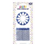 Clairefontaine 36 blaue Kerzen für Kuchen
