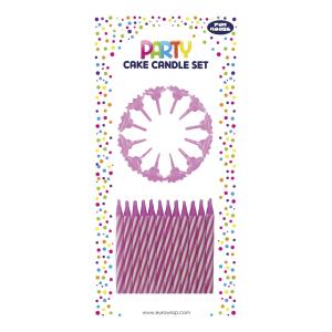 Clairefontaine 36 Kerzen rosa für Kuchen