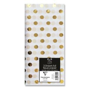 Clairefontaine Seide Pack 3 Bl 50x70 blc/foil gd