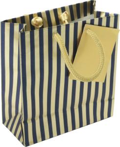 Rhodia Tasche 12x4,5x13,5 Nblau gestreift