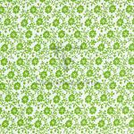 Clairefontaine Tiny Rolls 80g 5x0,35m Grüne Blumen