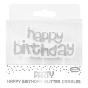 Clairefontaine Kerzen Metallic HB Glitzer silber